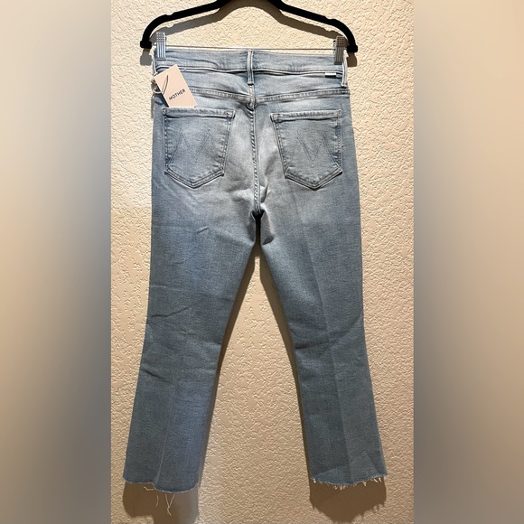 NWT MOTHER jeans Insider Crop Step Frey Limited Edition Wash Size 34 - Picture 7 of 16